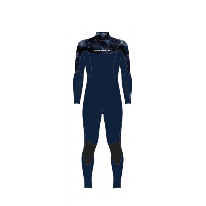 Гидрокостюм муж.  Wizard Fullsuit 5/4 BZ - 123318-000/2277-blue - Цвет Синий - Фото 1