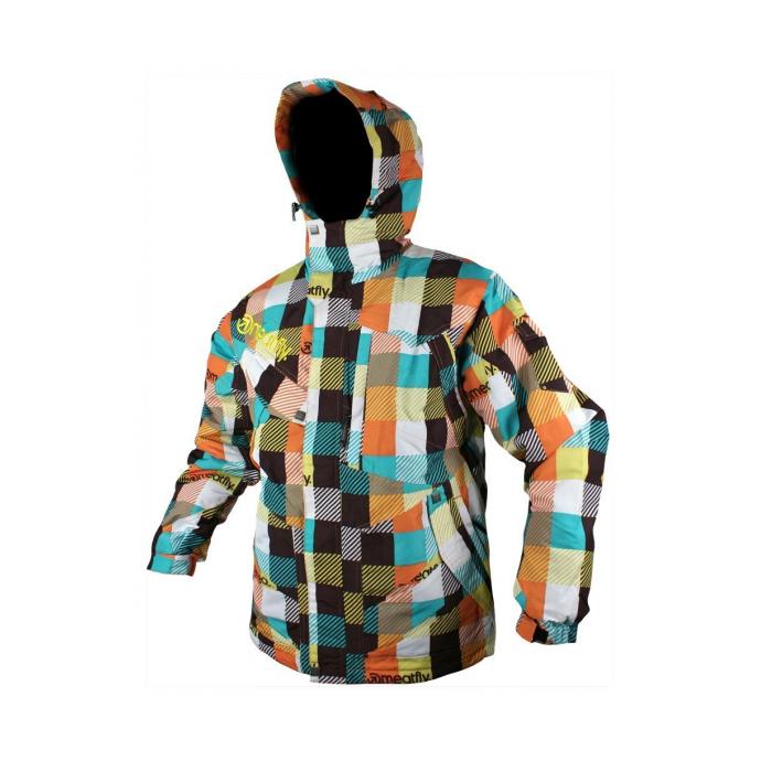 Сноубордическая куртка MEATFLY “BERRY” - “BERRY JCKT” brown-blue - Цвет Оранжевый - Фото 1