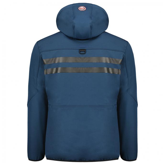 Софтшеловая куртка мужская  GEOGRAPHICAL NORWAY «ROYAUTE»  MAN - WU8193H/GNO-NAVY-BLACK - Цвет Темно-синий - Фото 9