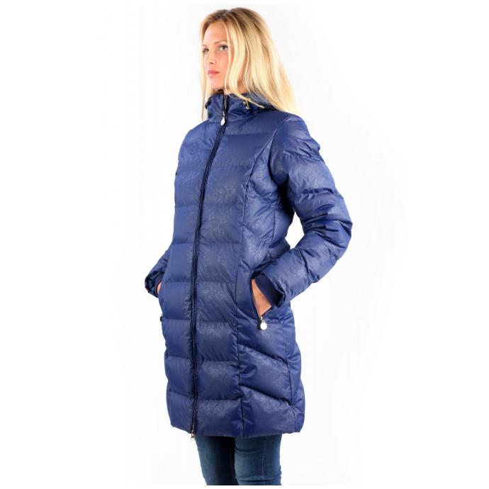 Пальто утепленное женское (68L-4X-489) - 68L-4X-489 темно-синий - Цвет Темно-синий - Фото 1