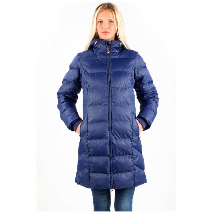Пальто утепленное женское (68L-4X-489) - 68L-4X-489 темно-синий - Цвет Темно-синий - Фото 2
