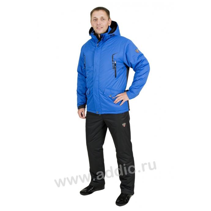 Куртка утепленная мужская (68M-3D-383) - 68M-3D-383 Синий - Цвет Синий - Фото 3