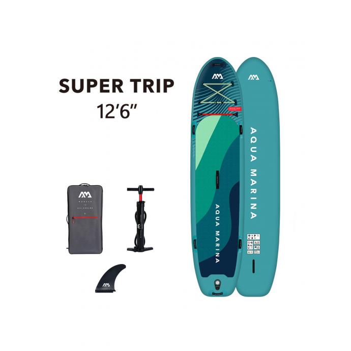 SUP-доска надувная семейная Aqua Marina Super Trip 12'6" S24 - Aqua Marina Super Trip 12'6" S24-430 - Фото 1