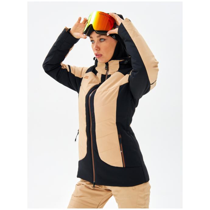 Женская горнолыжная / сноубордическая мембранная куртка Alpha Endless - 423/191_1 - Цвет Бежевый - Фото 12