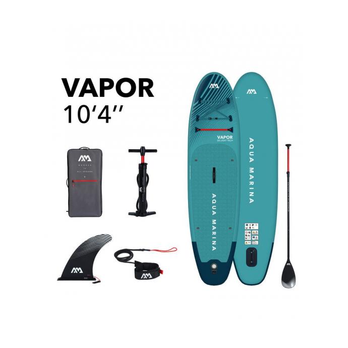 SUP-доска надувная с веслом Aqua Marina Vapor 10'4" S24 - Aqua Marina Vapor 10'4" S24-315 - Фото 1