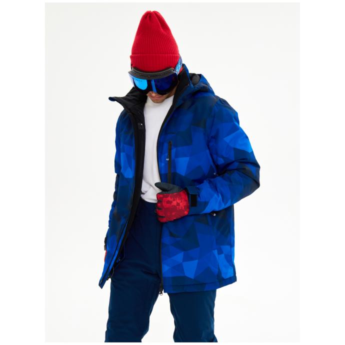 Мужская горнолыжная сноубордическая куртка Alpha Endless  - 423/248_2 - Цвет Голубой - Фото 10