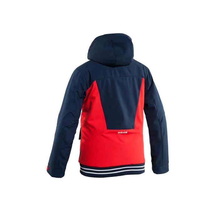 Детская куртка 8848 Altitude «KID SOFTSHELL» - 8665 8848 Altitude «KID SOFTSHELL» red - Цвет Красный, Синий - Фото 2