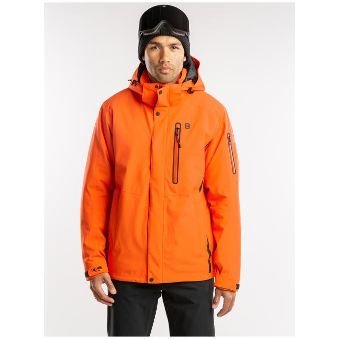 Горнолыжная (сноуборд) куртка 8848 Altitude «CASTOR»   - 4088-«CASTOR»-Orange - Цвет Оранжевый - Фото 1