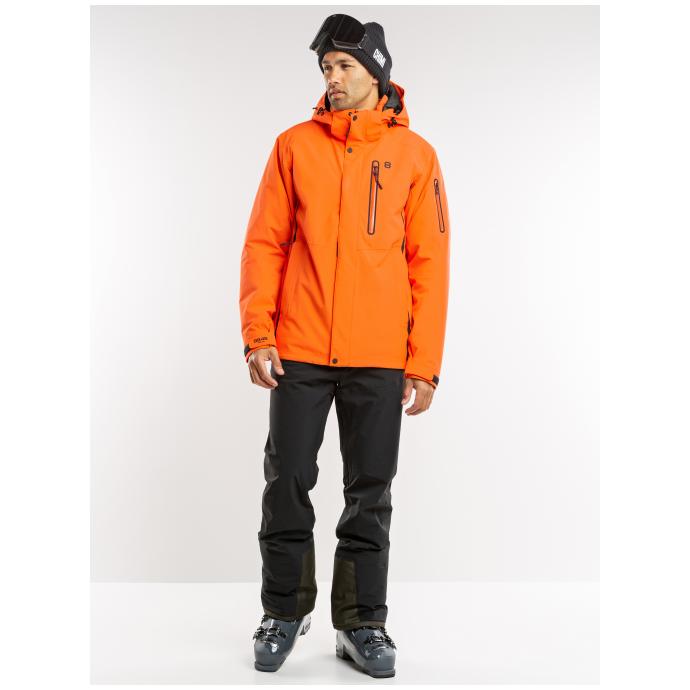 Горнолыжная (сноуборд) куртка 8848 Altitude «CASTOR»   - 4088-«CASTOR»-Orange - Цвет Оранжевый - Фото 4