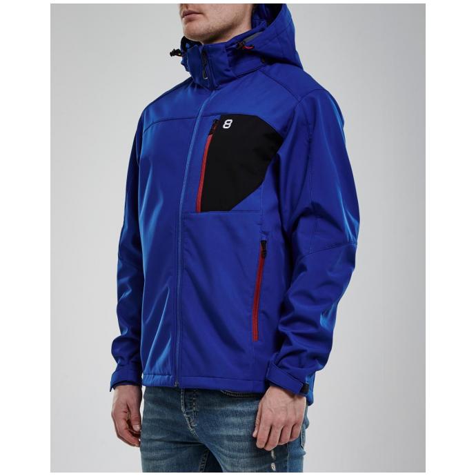 Куртка для беговых лыж 8848 Altitude «DAFT SOFTSHELL» - 7312 8848 Altitude «DAFT SOFTSHELL» Blue - Цвет Синий - Фото 3