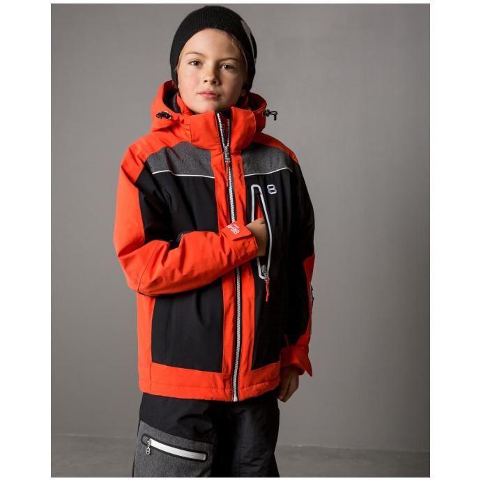 Детская  куртка 8848 Altitude «TUCKETT»  Арт. 8809 - 8809 red clay - Цвет Красный - Фото 4