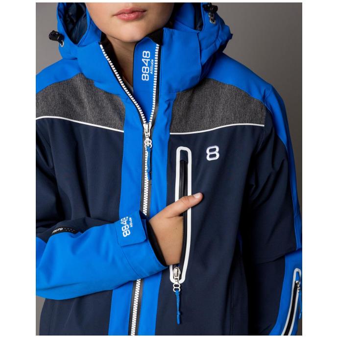 Детская  куртка 8848 Altitude «TUCKETT»  Арт. 8809 - 8809 blue - Цвет Синий - Фото 4