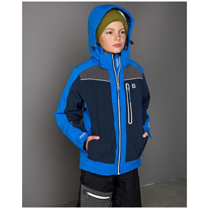 Детская  куртка 8848 Altitude «TUCKETT»  Арт. 8809 - 8809 blue - Цвет Синий - Фото 7