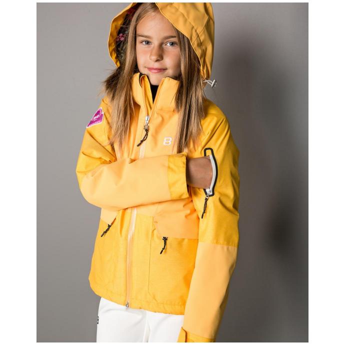 Детская  куртка 8848 Altitude «FLOWER»  Арт. 8824 clementine - 8824 clementine - Цвет Желтый - Фото 6