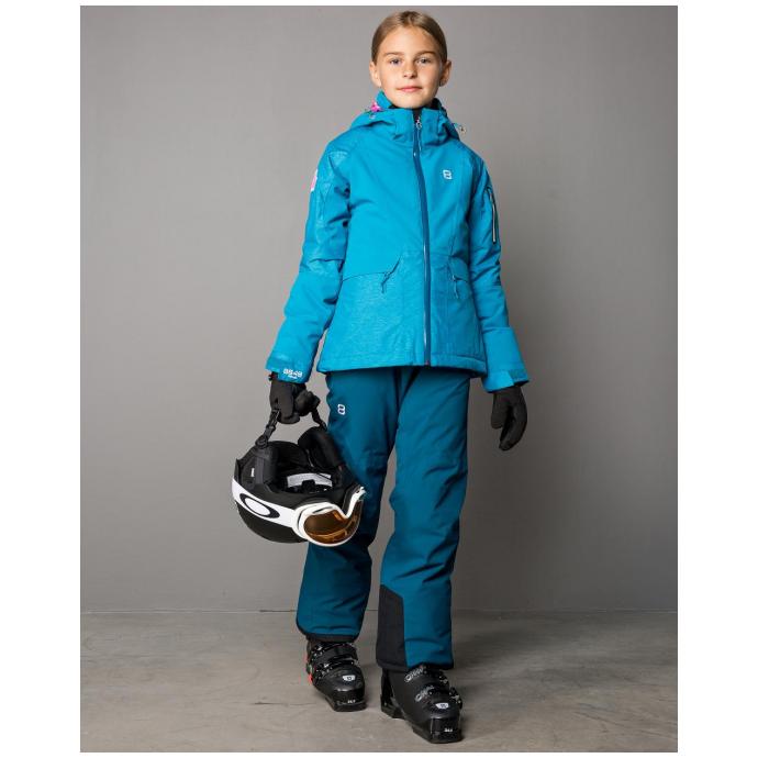 Детская  куртка 8848 Altitude «FLOWER»  Арт. 8824 fjord blue - 8824 fjord blue - Цвет Голубой - Фото 3