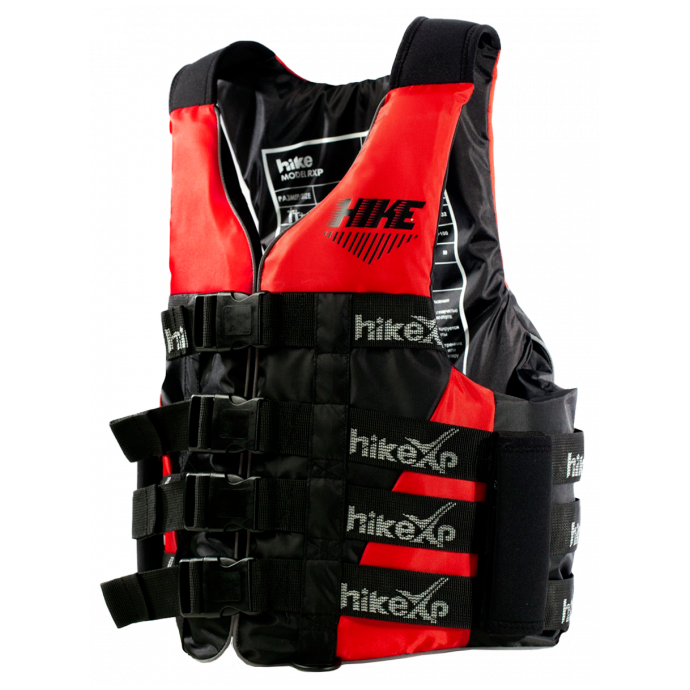 Спасательный жилет красный с ручками hikeXp RXP Ultimate Black/Red - Артикул 100254  - Фото 11