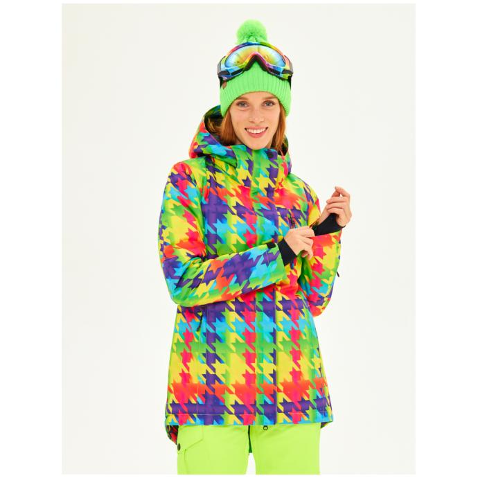 Женская горнолыжная/сноубордическая куртка Alpha Endless - 223/230713_006 - Цвет Зеленый - Фото 3