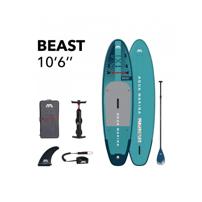SUP-доска надувная с веслом Aqua Marina Beast 10'6" S24 - Aqua Marina Beast 10'6" S24-312 - Фото 1