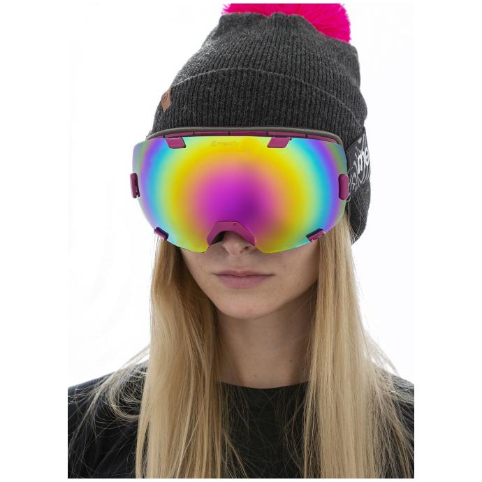 Сноубордическая маска MEATFLY «SCOUT» - SCOUT_fuchsia - Цвет Розовый - Фото 2