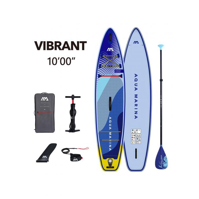 SUP-доска надувная с веслом детская для туризма Aqua Marina Vibrant Touring 10'0" S24 - Aqua Marina Vibrant Touring 10'0" S24-200 - Фото 1