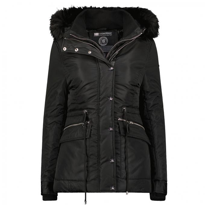 Куртка зимняя женская GEOGRAPHICAL NORWAY «ACAM» LADY - WW3635F-BLACK - Цвет Черный - Фото 2