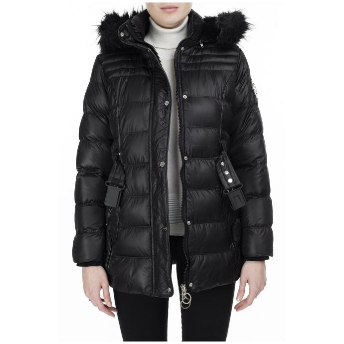 Куртка-парка зимняя женская GEOGRAPHICAL NORWAY «AIMERAUDE» LADY - WU7128F-BLACK - Цвет Черный - Фото 4