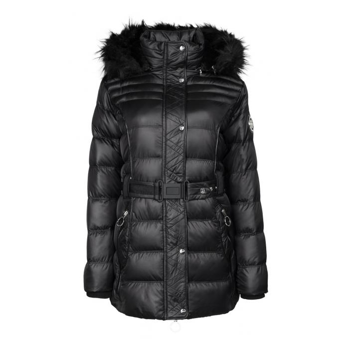 Куртка-парка зимняя женская GEOGRAPHICAL NORWAY «AIMERAUDE» LADY - WU7128F-BLACK - Цвет Черный - Фото 9