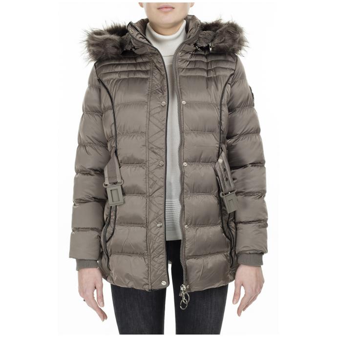 Куртка-парка зимняя женская GEOGRAPHICAL NORWAY «AIMERAUDE» LADY - WU7128F-TAUPE - Цвет Коричневый - Фото 4