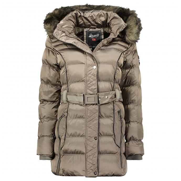 Куртка-парка зимняя женская GEOGRAPHICAL NORWAY «AIMERAUDE» LADY - WU7128F-TAUPE - Цвет Коричневый - Фото 9