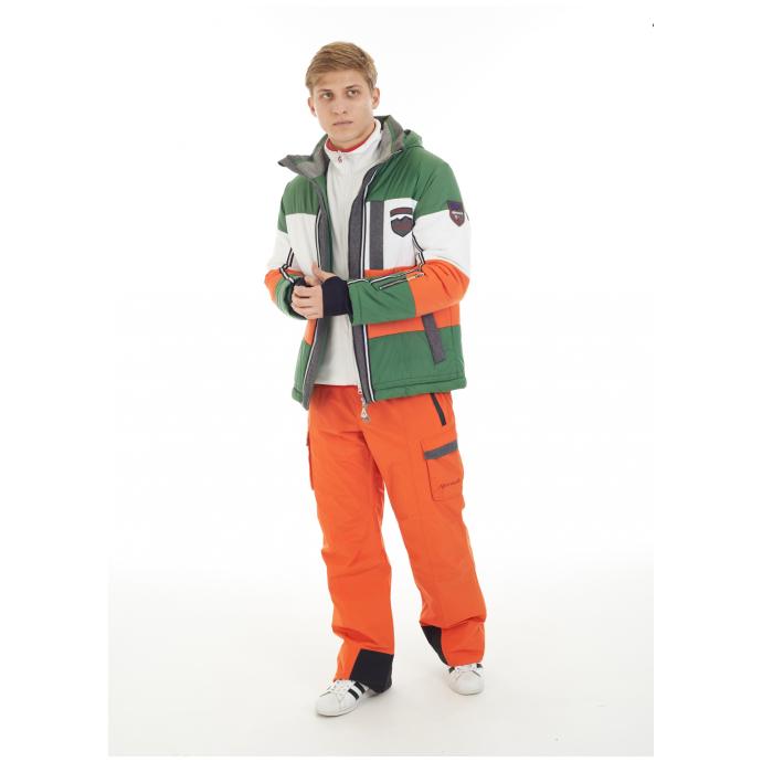 Куртка ALMRAUSH «STEINPASS» - 320109, Куртка муж.STEINPASS Almrausch (цв. 5435) green/orange - Цвет Зеленый - Фото 4