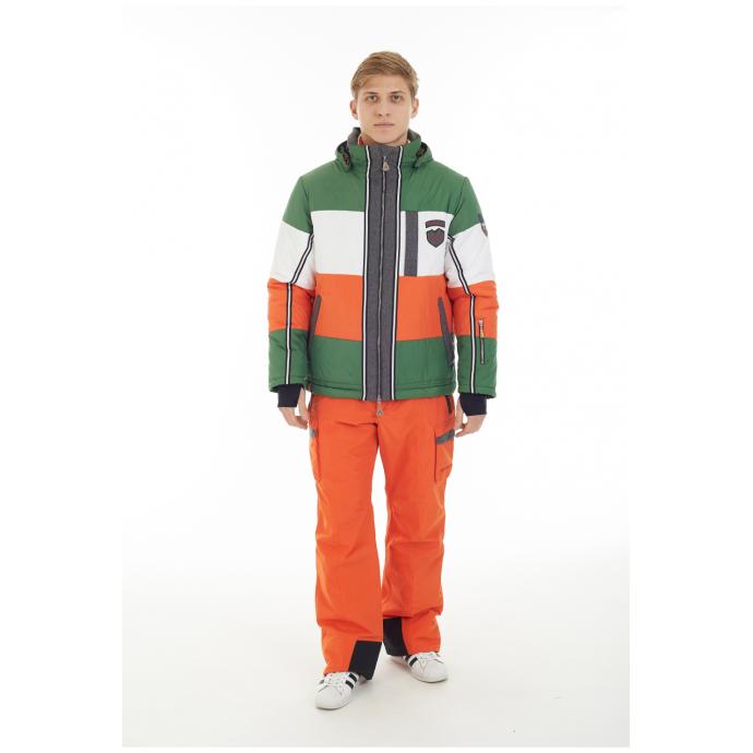 Куртка ALMRAUSH «STEINPASS» - 320109, Куртка муж.STEINPASS Almrausch (цв. 5435) green/orange - Цвет Зеленый - Фото 5