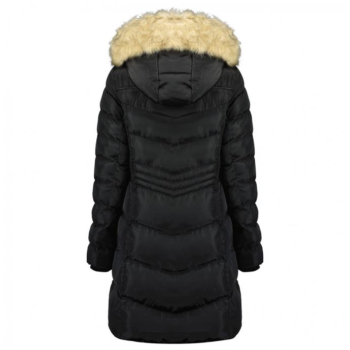 Парка зимняя женская GEOGRAPHICAL NORWAY «BADONNA» LADY - WU5320F/GNO-BLACK - Цвет Черный - Фото 5