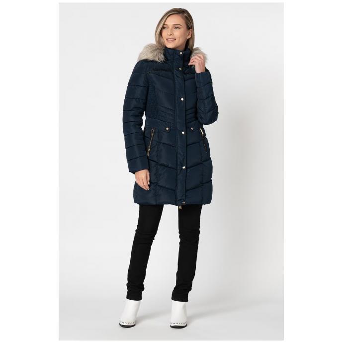 Парка зимняя женская GEOGRAPHICAL NORWAY «BADONNA» LADY - WU5314F/GNO-NAVY - Цвет Темно-синий - Фото 1
