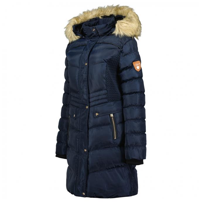 Парка зимняя женская GEOGRAPHICAL NORWAY «BADONNA» LADY - WU5314F/GNO-NAVY - Цвет Темно-синий - Фото 5