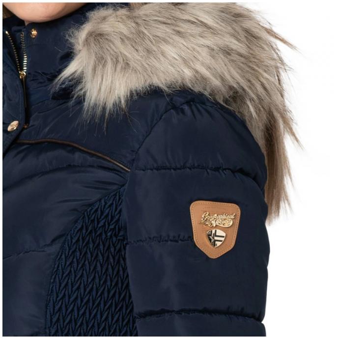 Парка зимняя женская GEOGRAPHICAL NORWAY «BADONNA» LADY - WU5314F/GNO-NAVY - Цвет Темно-синий - Фото 4