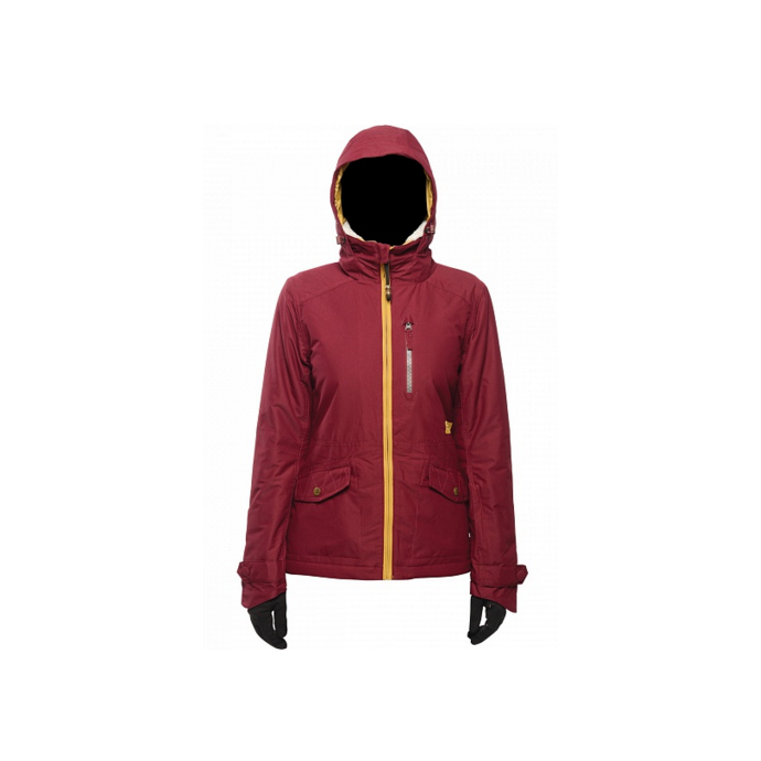 Куртка BILLABONG ALPHA JACKET FW15 - ALPHA JACKET FW15 BLACK CHERRY - Цвет Красный - Фото 1