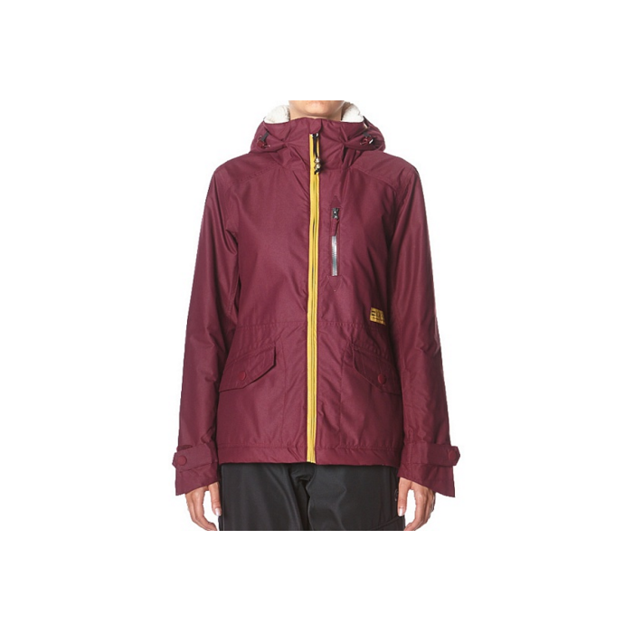 Куртка BILLABONG ALPHA JACKET FW15 - ALPHA JACKET FW15 BLACK CHERRY - Цвет Красный - Фото 2