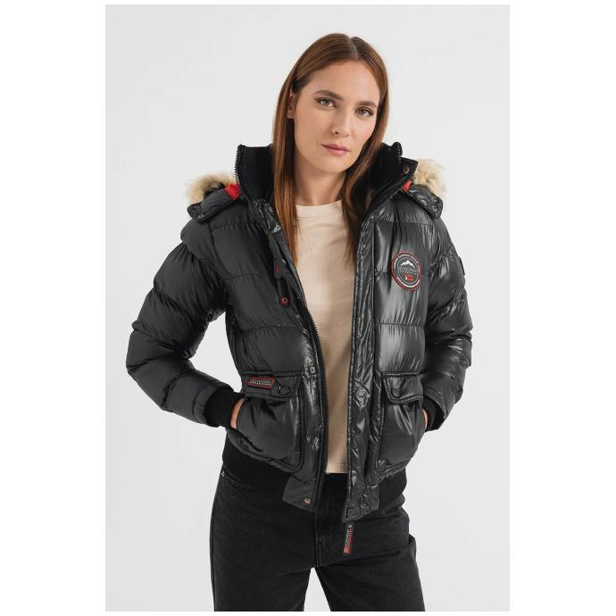 Куртка зимняя женская GEOGRAPHICAL NORWAY «BUGS» LADY - WW1567F/GNO-BLACK - Цвет Черный - Фото 2