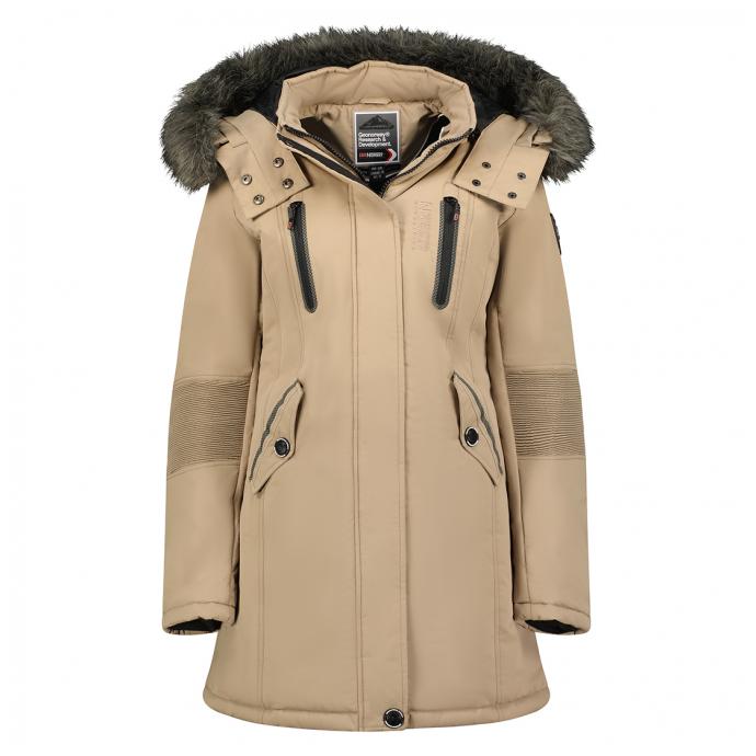 Парка зимняя женская GEOGRAPHICAL NORWAY «CORALY» LADY - WW4636F/GN-BIEGE - Цвет Бежевый - Фото 2