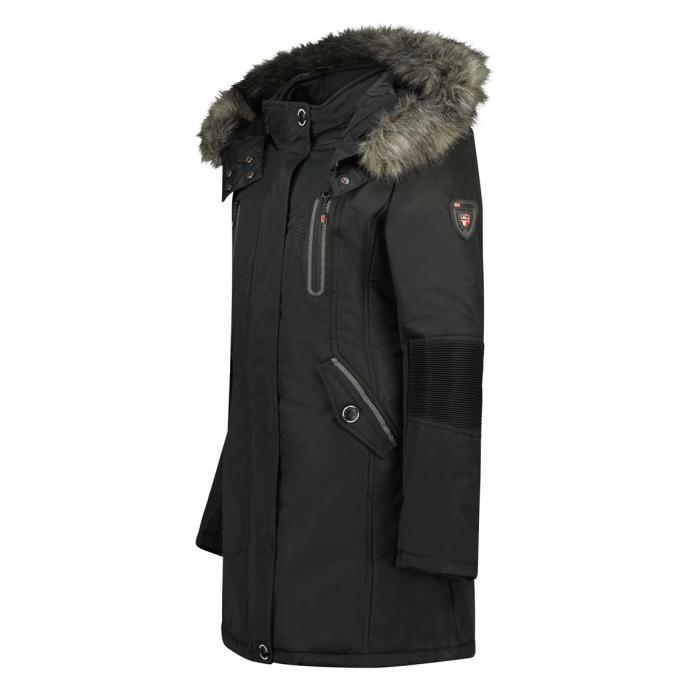 Парка зимняя женская GEOGRAPHICAL NORWAY «CORALY» LADY - WW4638F/GN-BLACK - Цвет Черный - Фото 4