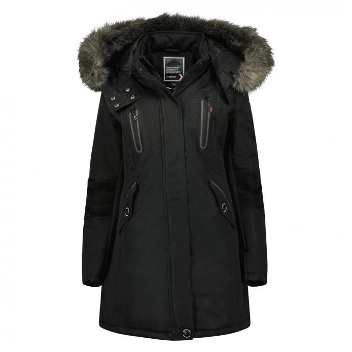 Парка зимняя женская GEOGRAPHICAL NORWAY «CORALY» LADY - WW4638F/GN-BLACK - Цвет Черный - Фото 9