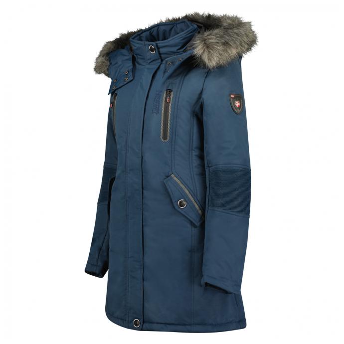 Парка зимняя женская GEOGRAPHICAL NORWAY «CORALY» LADY - WW4812F/GN-NAVY - Цвет Темно-синий - Фото 4