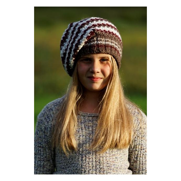 Подростковая шапочка “ГРЕТА” - 1511 Подростковая шапочка “ГРЕТА”  коричневая - Цвет Коричневый - Фото 1