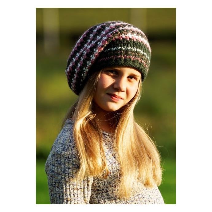 Подростковая шапочка “ГРЕТА” - Подростковая шапочка “ГРЕТА” олива - Цвет Оливковый - Фото 1