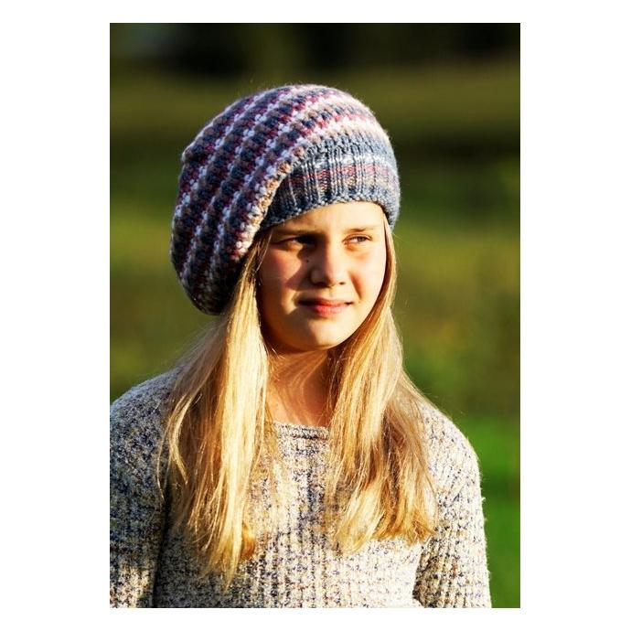 Подростковая шапочка “ГРЕТА” - 1511 Подростковая шапочка “ГРЕТА” синяя - Цвет Синий - Фото 1