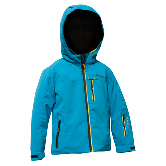 Детская куртка HYRA. Арт. HJG 1377 - HGJ1377 turquoise-black Детская куртка HYRA  - Цвет Голубой - Фото 1