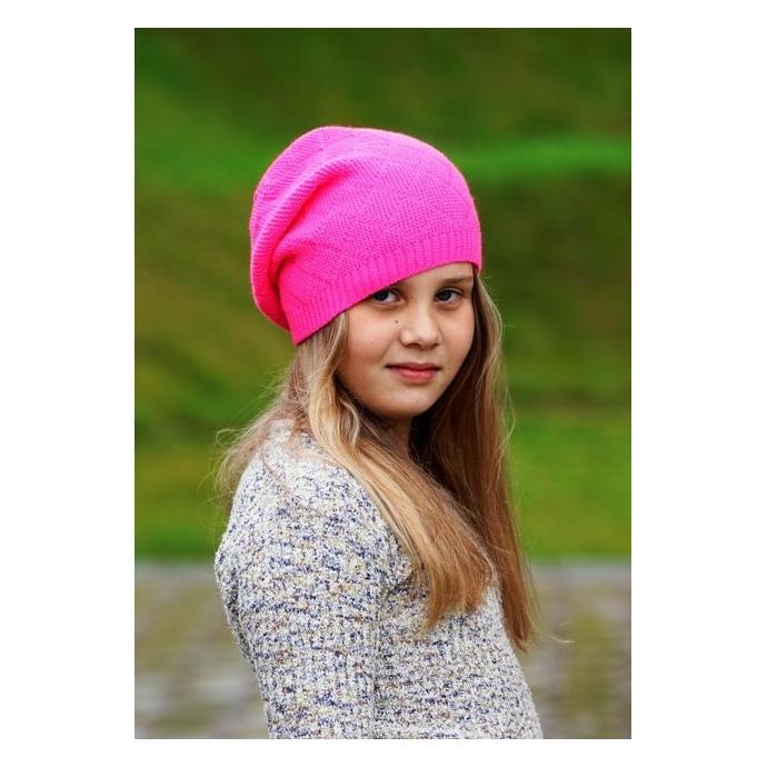 Подростковая шапочка “ИНГРИД” - 1529 Подростковая шапочка “ИНГРИД” - Цвет Розовый - Фото 1