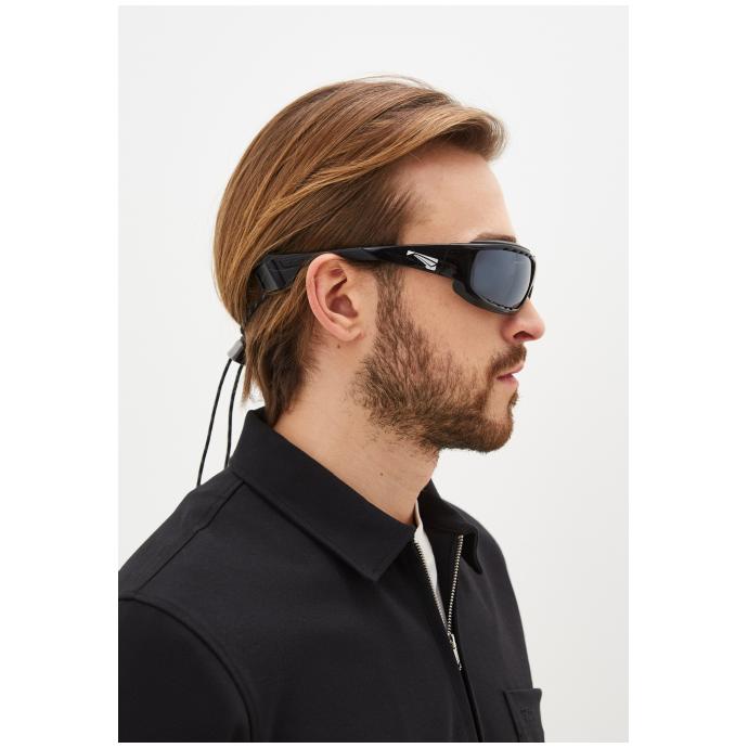 Спортивные очки LiP Typhoon / Gloss Black -Black / Zeiss / PA Polarized / Methane Smoke Len (STD) - Артикул 762315 - Фото 17