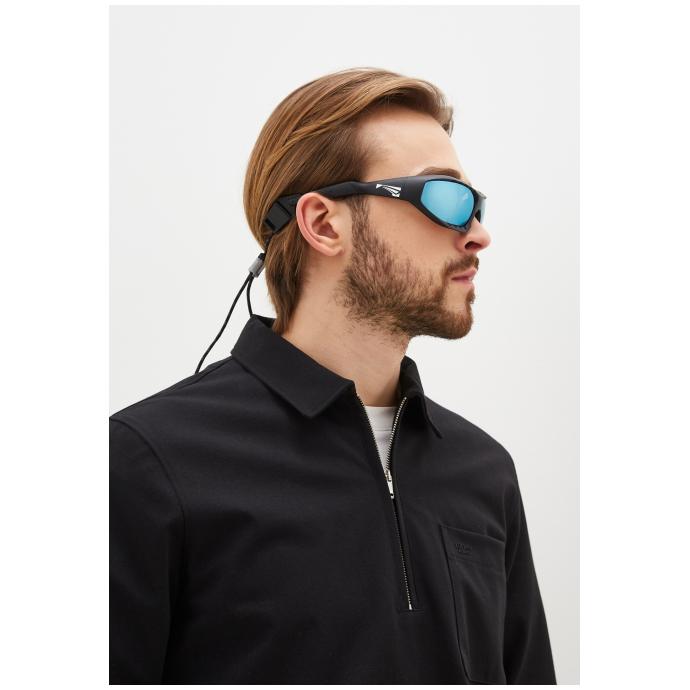 Спортивные очки LIP Surge Matt Black VIVIDE Ice Blue Lens (STD) - 761542-Blue Lens - Цвет Голубой - Фото 12