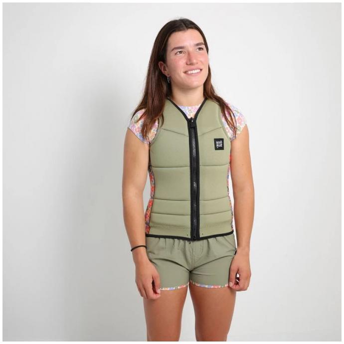 ЖИЛЕТ SOÖRUZ LADY «REAC» (С ПЕРЕДНЕЙ МОЛНИЕЙ) - S5 WWVREA-GREEN - Цвет Зеленый - Фото 6